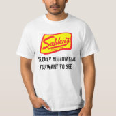 Sahlenの黄色旗のワイシャツ Tシャツ (正面)