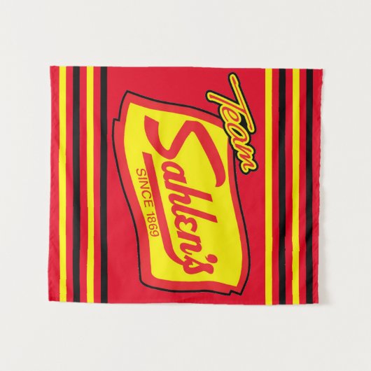 Sahlen wall tapestry  タペストリー (正面(横))