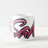 Sahra faded pink Tasse Teetasse Kaffeetasse コーヒーマグカップ (正面左)