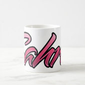 Sahra faded pink Tasse Teetasse Kaffeetasse コーヒーマグカップ (中央)