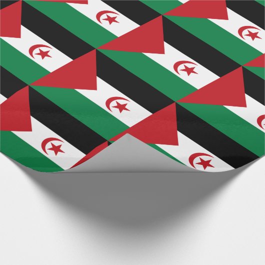 Sahrawi Arab Democratic Republic Flag ラッピングペーパー (角)