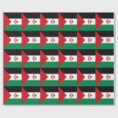 Sahrawi Arab Democratic Republic Flag ラッピングペーパー (フラット)