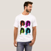 SaiのババのポップアートのTシャツ Tシャツ (正面フル)