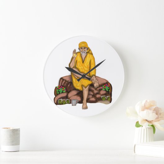 Sai Baba Clock ラージ壁時計 (ホーム)