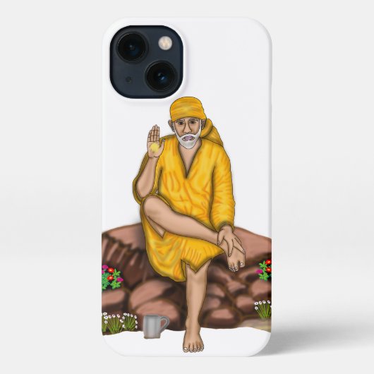 Sai Baba Phone Case iPhoneケース (裏面)