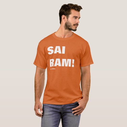 SAI RAM! By ATMA VIDYA Tシャツ (正面フル)