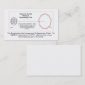 Sai Sanjeevini及び霊気カード 名刺 (正面/裏面)