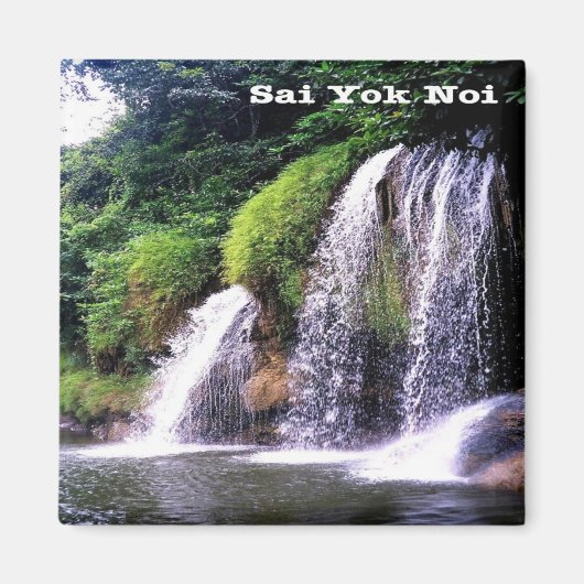 SAI YOK NOIのzTH025滝,タイ,冷蔵庫 マグネット (正面)