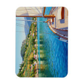 Saiboat in Corfu Greece Travel マグネット (縦)