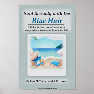 Said the Lady with the Blue Hair - Poster ポスター
