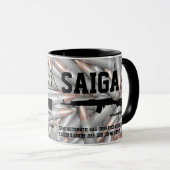 Saigaのライフルのコーヒー・マグ マグカップ (正面右)