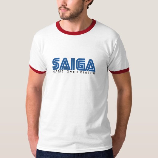 SAIGA 12 - B*atch上のゲーム Tシャツ (正面)