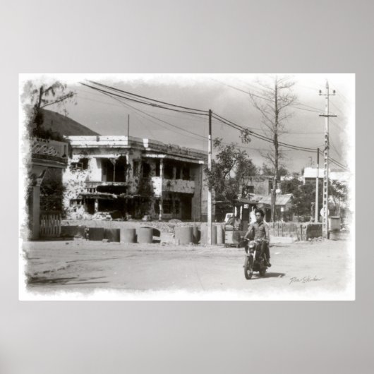 Saigon Vietnam 1968 B Print ポスター (正面)