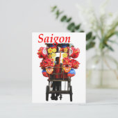 Saigon Vietnam - Happy New Year Lion dance 2024 シーズンポストカード (スタンド正面)