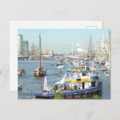 SAILアムステルダムボートパレードDIYはがき シーズンポストカード (正面/裏面)