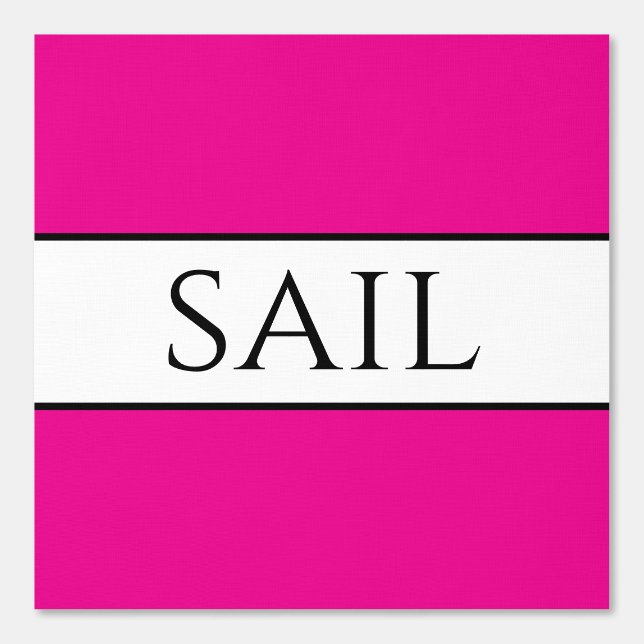 SAILブライト航海のピンク白黒ストライプ 壁紙 (正面)