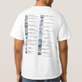 Sail4Japan + メンズのための$10寄付 Tシャツ (裏面)