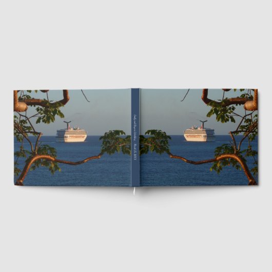 Sail Away at Sunset I Cruise Vacation ゲストブック (全面)