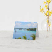 Sail away with me greeting カード (黄色い花)