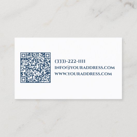 Sail Boat Captain Ship Nautical Card 名刺 (裏面)