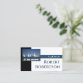 Sail Boat Captain Ship Nautical Card 名刺 (スタンド正面)