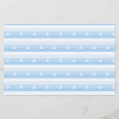Sail Boat Stripes Scrap Booking Paper チラシ (正面)