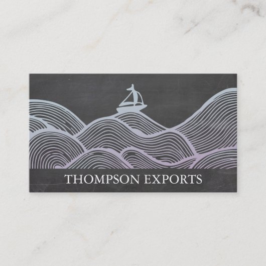 Sail Boat | Waves 名刺 (正面)