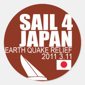 Sail for Japanステッカー ラウンドシール