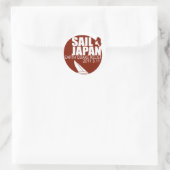 Sail for Japanステッカー ラウンドシール (バッグ)