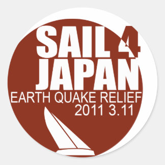 Sail for Japanステッカー ラウンドシール
