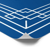 Sail Into Serenity Nautical Sailboat ポスター (角)