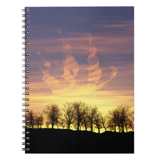 Sail the Night Sky Notebook ノートブック (正面)