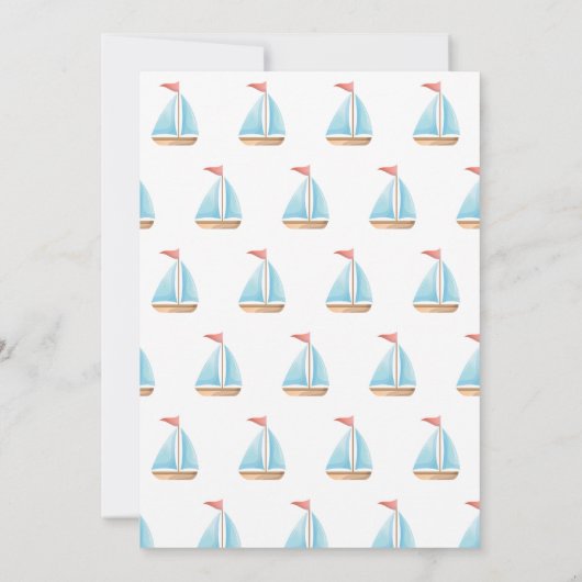  sailboat でお誕生日をお祝いしよう 招待状 (裏面)