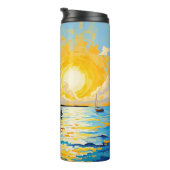 Sailboat at Sunset タンブラー (回転右)