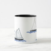 sailboat coffee cup mug マグカップ (中央)