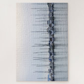 Sailboat Harbor Reflection - Bayfield, WI - 20x30 ジグソーパズル (縦)