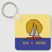 Sailboat in the Sun キーホルダー (正面)