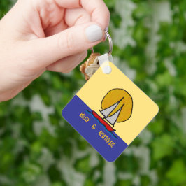 Sailboat in the Sun キーホルダー