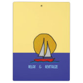 Sailboat in the Sun クリップボード (裏面)