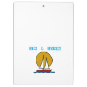 Sailboat in the Sun クリップボード (裏面)