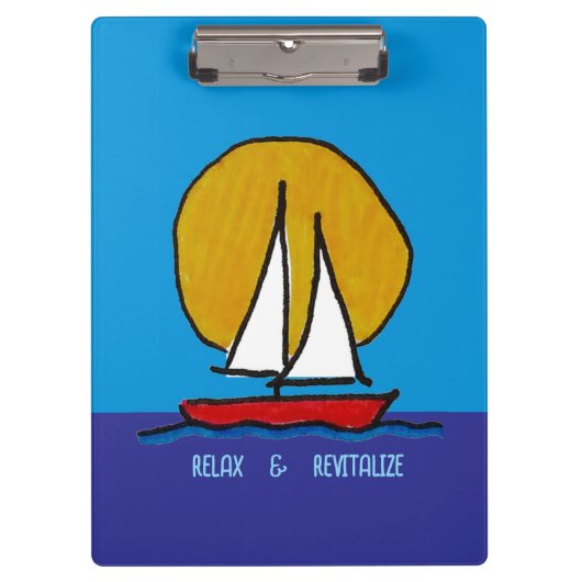 Sailboat in the Sun クリップボード (正面)