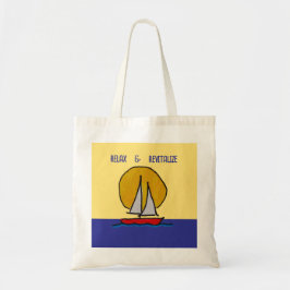 Sailboat in the Sun トートバッグ