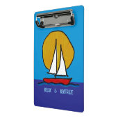 Sailboat in the Sun ミニクリップボード (アングル2)