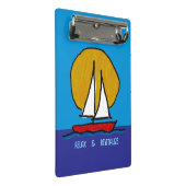 Sailboat in the Sun ミニクリップボード (アングル)