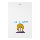 Sailboat in the Sun ミニクリップボード (裏面)