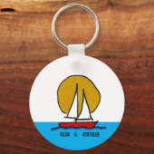 Sailboat in the Sun - Relax & Revitalize  キーホルダー (裏面)