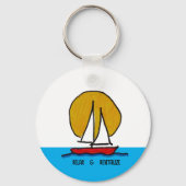 Sailboat in the Sun - Relax & Revitalize  キーホルダー (裏面)
