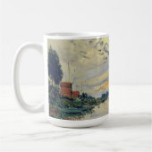 Sailboat Le Petit-Gennevilliers by Claude Monet コーヒーマグカップ (左)