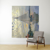 Sailboat Le Petit-Gennevilliers by Claude Monet タペストリー (インサイチュ)