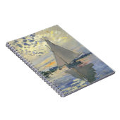 Sailboat Le Petit-Gennevilliers by Claude Monet ノートブック (右側)